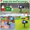 2 In 1 Holiday Projector Light Projection Lamp Indoor Outdoor with 10-Color Ocean Wave 10 HD Slides 3 Bases Remote Control for New Year Valentine's Day Christmas Halloween Thanksgiving Easter